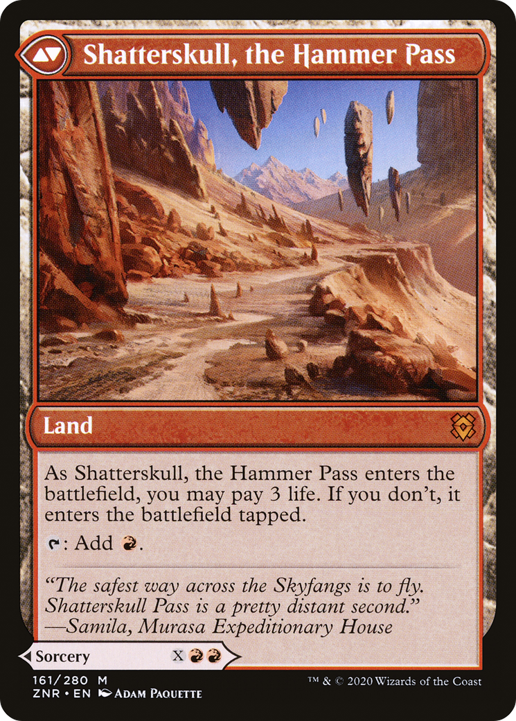 MAGIC: THE GATHERING  - Shatterskull Smashing (ZNR-161) - Zendikar Rising