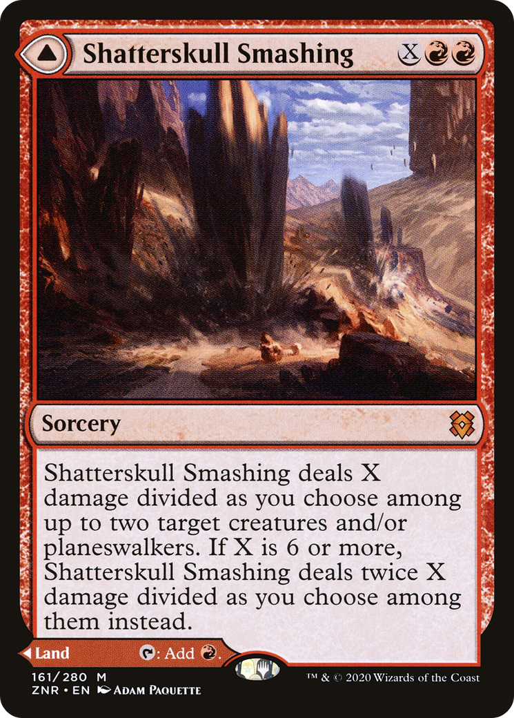 MAGIC: THE GATHERING  - Shatterskull Smashing (ZNR-161) - Zendikar Rising