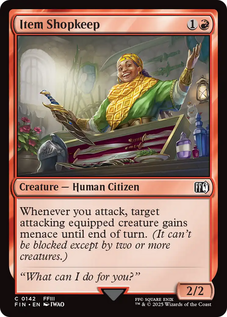 MAGIC: THE GATHERING  - Item Shopkeep (FIN-142) - FINAL FANTASY
