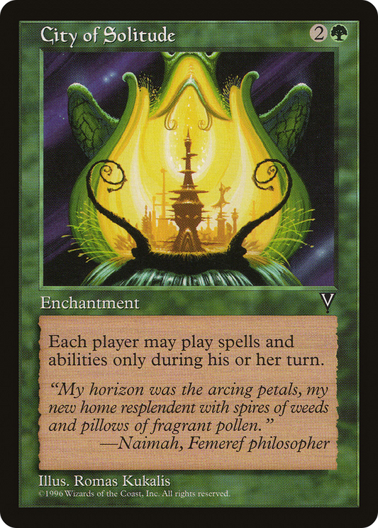 MAGIC: THE GATHERING  - City of Solitude (VIS-) - Visions