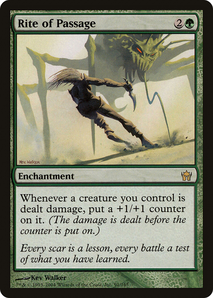 MAGIC: THE GATHERING  - Rite of Passage (5DN-091) - Fifth Dawn