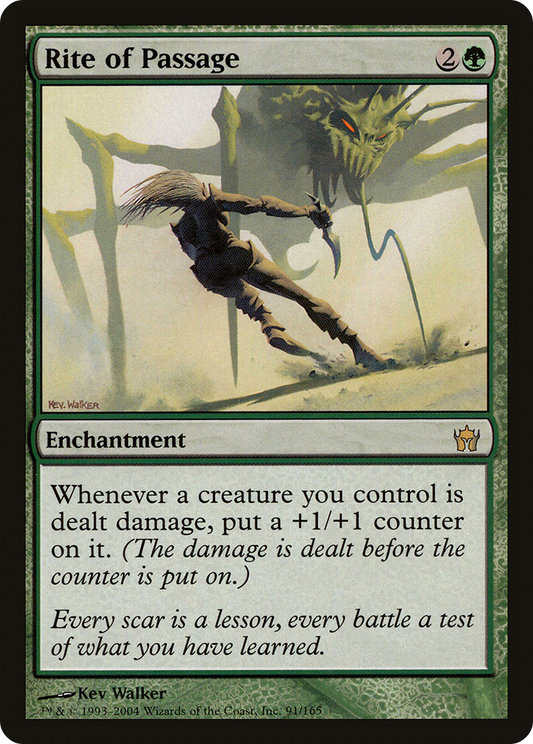 MAGIC: THE GATHERING  - Rite of Passage (5DN-091) - Fifth Dawn Foil