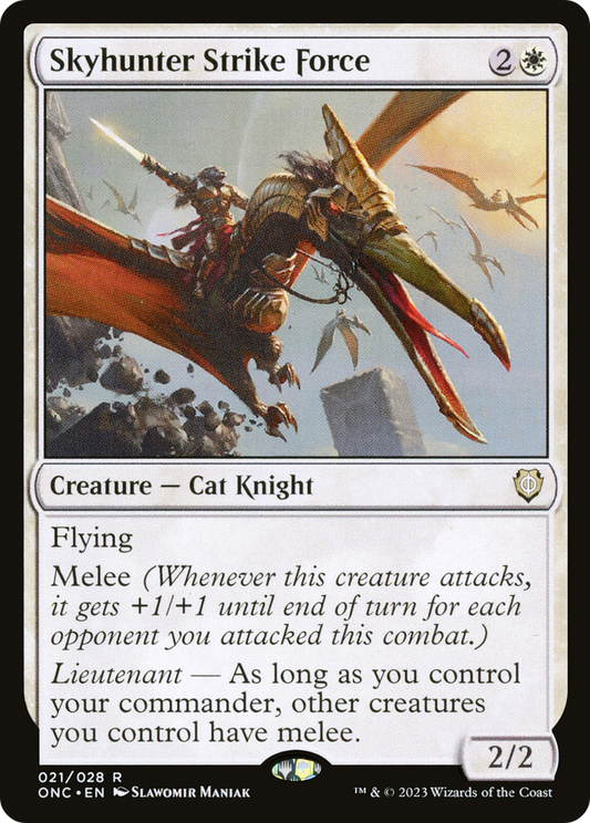MAGIC: THE GATHERING  - Skyhunter Strike Force (ONC-021) - Phyrexia: All Will Be One Commander
