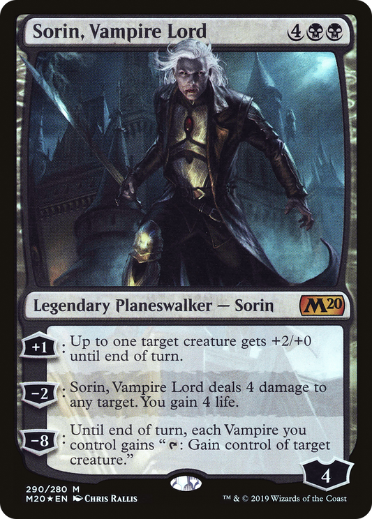MAGIC: THE GATHERING  - Sorin, Vampire Lord (M20-290) - Core Set 2020 Foil