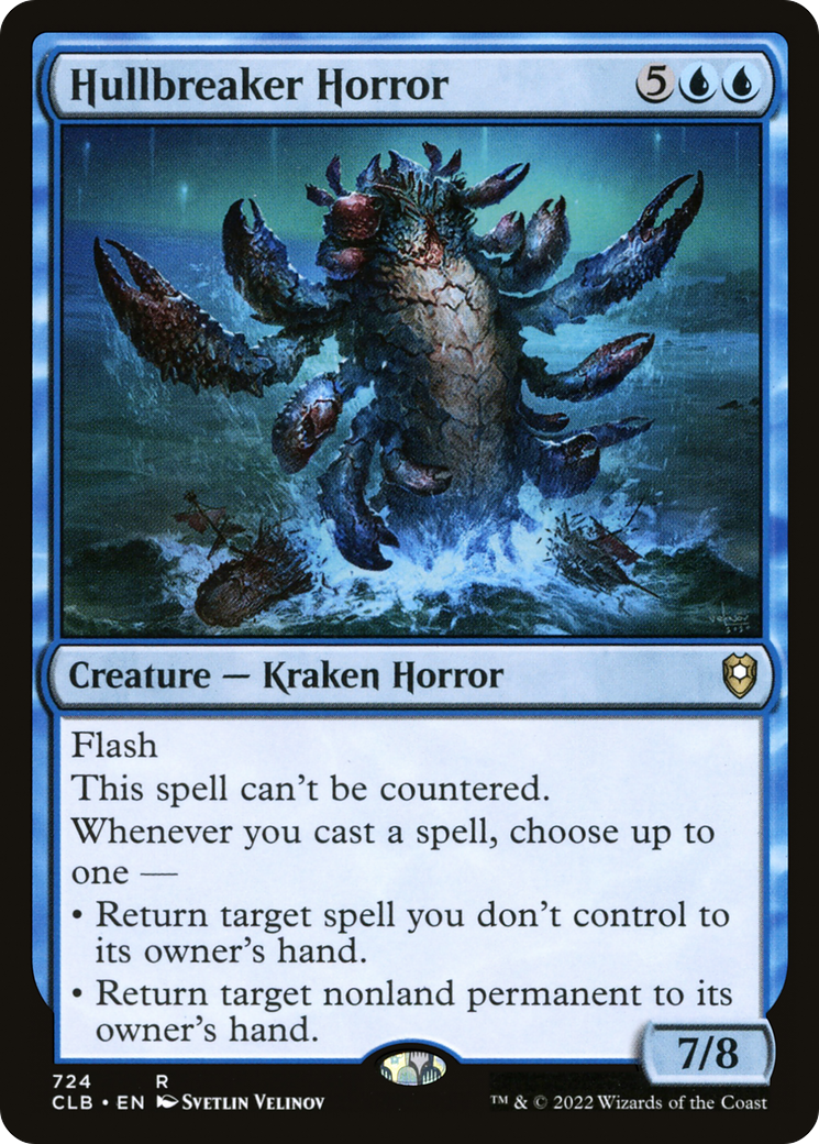 MAGIC: THE GATHERING  - Hullbreaker Horror (CLB-724) - Commander Legends: Battle for Baldur's Gate