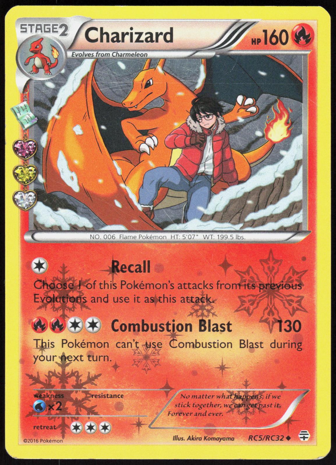 CHARIZARD RC5/RC32 GENERATIONS POKEMON UNCOMMON LP