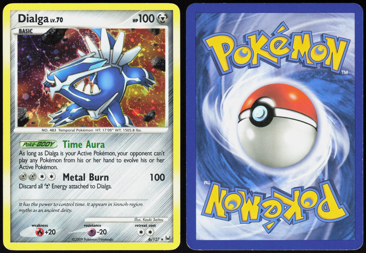 DIALGA 6/127 PLATINUM POKEMON RARE HOLO LP