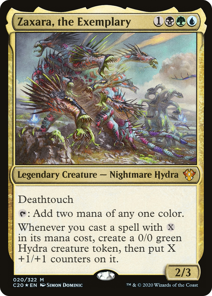 MAGIC: THE GATHERING  - Zaxara, the Exemplary (C20-020) - Commander 2020