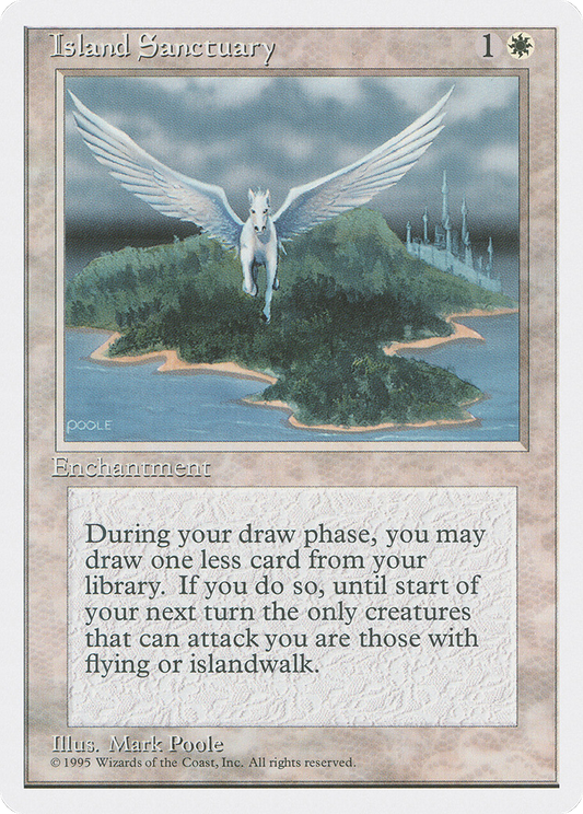 MAGIC: THE GATHERING  - Island Sanctuary (4ED-) - Fourth Edition