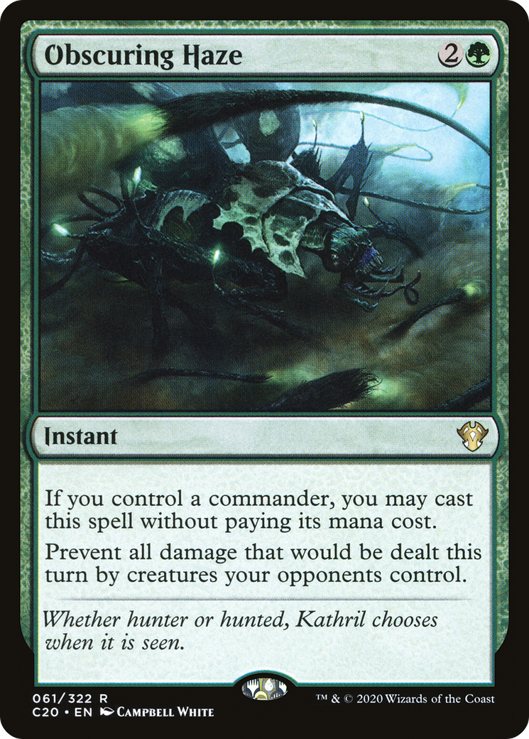MAGIC: THE GATHERING  - Obscuring Haze (C20-061) - Commander 2020