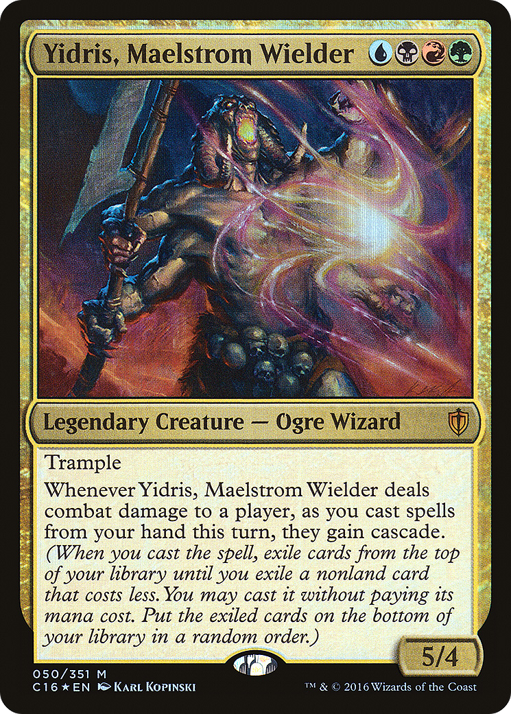 MAGIC: THE GATHERING  - Yidris, Maelstrom Wielder (C16-050) - Commander 2016 Foil