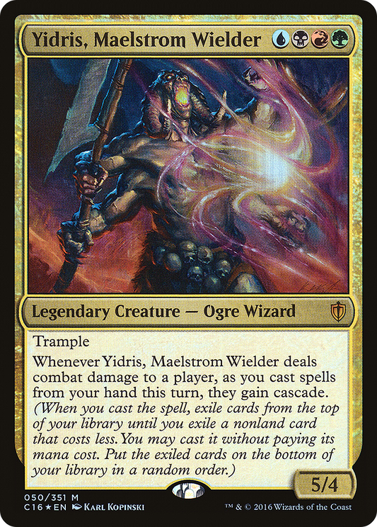 MAGIC: THE GATHERING  - Yidris, Maelstrom Wielder (C16-050) - Commander 2016 Foil