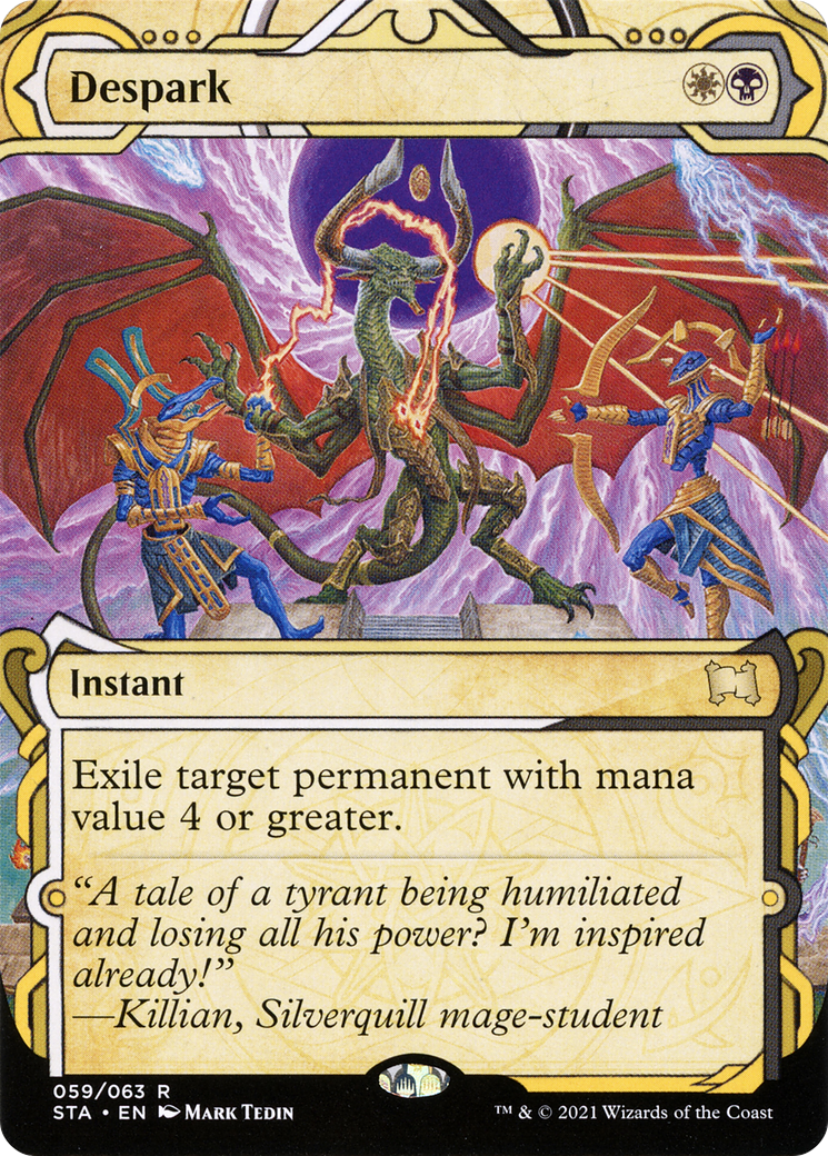 MAGIC: THE GATHERING  - Despark (STA-059) - Strixhaven Mystical Archive: (Showcase) (Borderless)