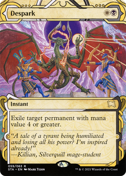 MAGIC: THE GATHERING  - Despark (STA-059) - Strixhaven Mystical Archive: (Showcase) (Borderless)
