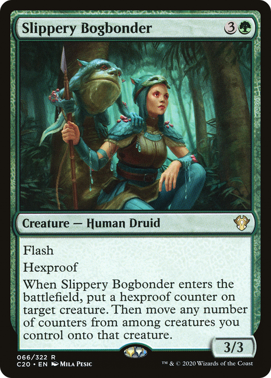 MAGIC: THE GATHERING  - Slippery Bogbonder (C20-066) - Commander 2020