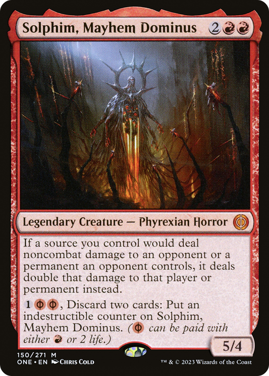 MAGIC: THE GATHERING  - Solphim, Mayhem Dominus (ONE-150) - Phyrexia: All Will Be One