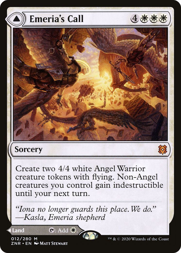 MAGIC: THE GATHERING  - Emeria's Call (ZNR-012) - Zendikar Rising