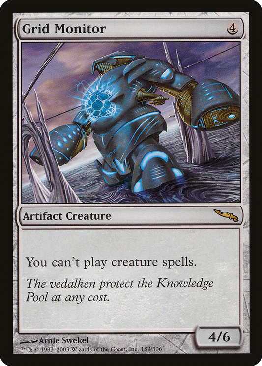 MAGIC: THE GATHERING  - Grid Monitor (MRD-183) - Mirrodin