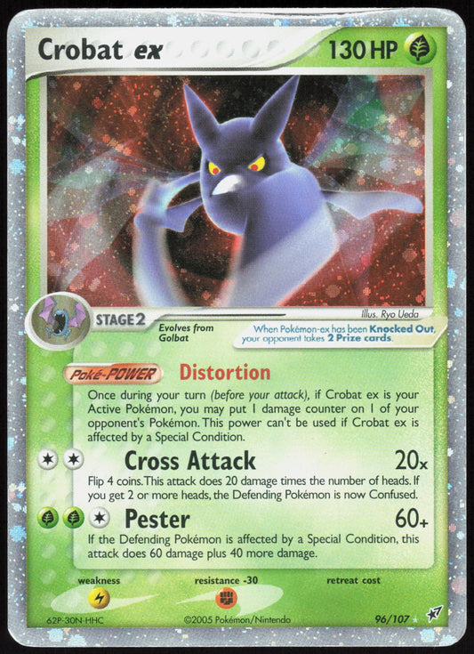 CROBAT EX 96/107 DEOXYS POKEMON EX RARE MP