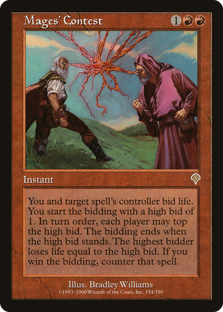MAGIC: THE GATHERING  - Mages' Contest (INV-154) - Invasion