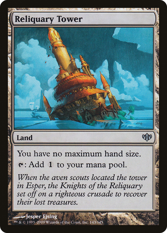 MAGIC: THE GATHERING  - Reliquary Tower (CON-143) - Conflux