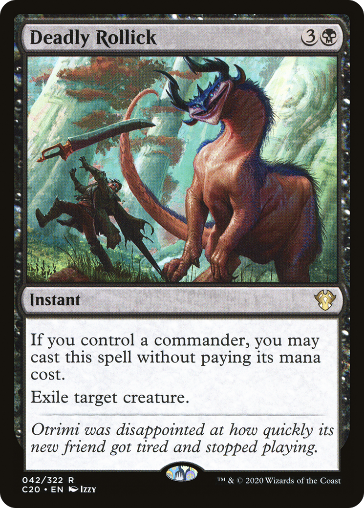 MAGIC: THE GATHERING  - Deadly Rollick (C20-042) - Commander 2020