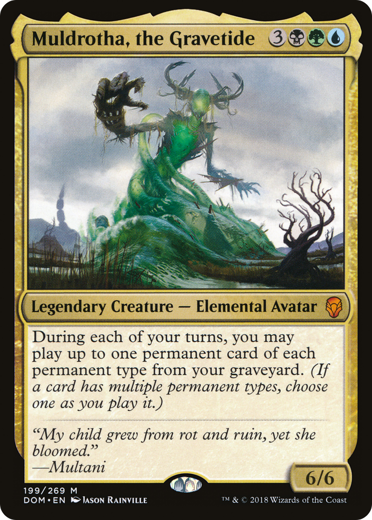 MAGIC: THE GATHERING  - Muldrotha, the Gravetide (DOM-199) - Dominaria