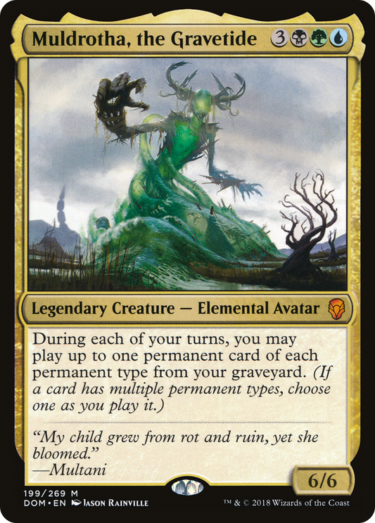 MAGIC: THE GATHERING  - Muldrotha, the Gravetide (DOM-199) - Dominaria