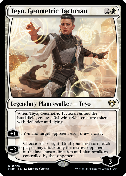 MAGIC: THE GATHERING  - Teyo, Geometric Tactician (CMM-725) - Commander Masters