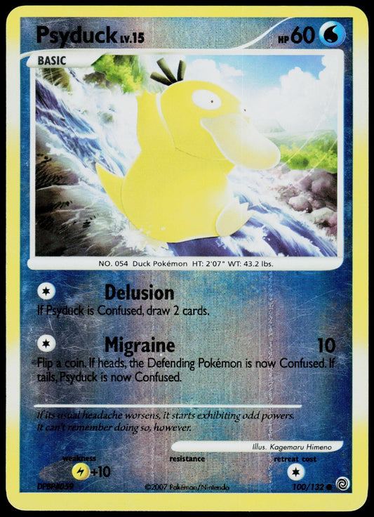 PSYDUCK 100/132 SECRET WONDERS COMMON REVERSE HOLO LP