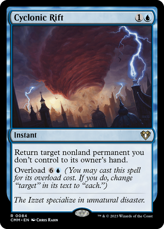 MAGIC: THE GATHERING  - Cyclonic Rift (CMM-084) - Commander Masters
