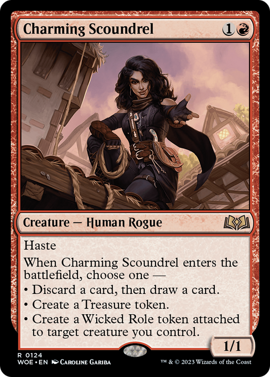 MAGIC: THE GATHERING  - Charming Scoundrel (WOE-124) - Wilds of Eldraine