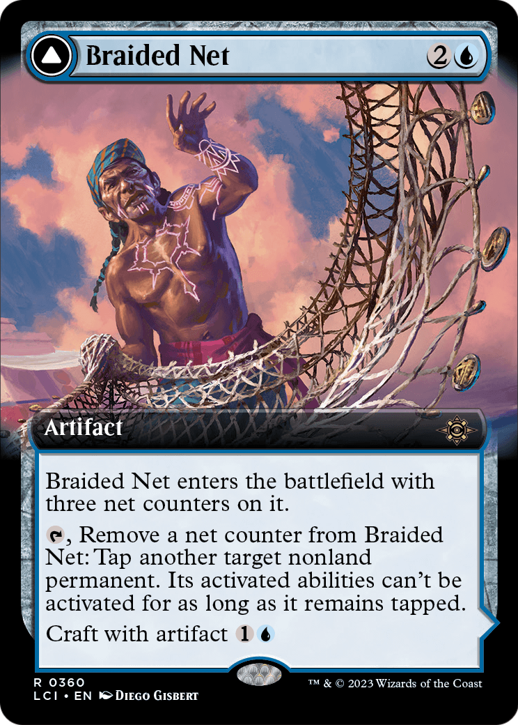 MAGIC: THE GATHERING  - Braided Net (Extended Art) (LCI-360) - The Lost Caverns of Ixalan: (Extended Art) Foil