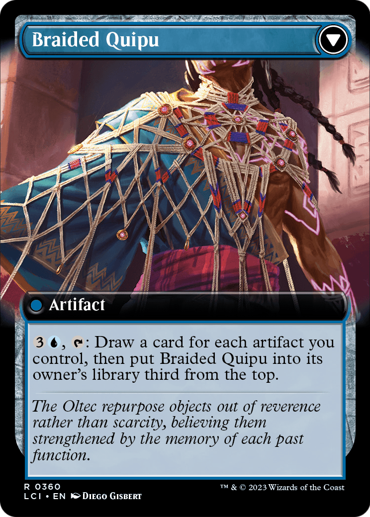 MAGIC: THE GATHERING  - Braided Net (Extended Art) (LCI-360) - The Lost Caverns of Ixalan: (Extended Art) Foil