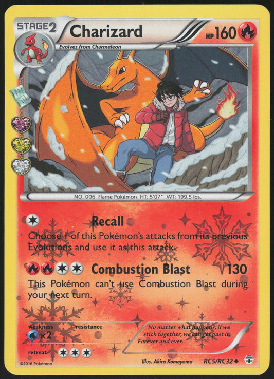 CHARIZARD RC5/RC32 GENERATIONS POKEMON UNCOMMON HOLO LP