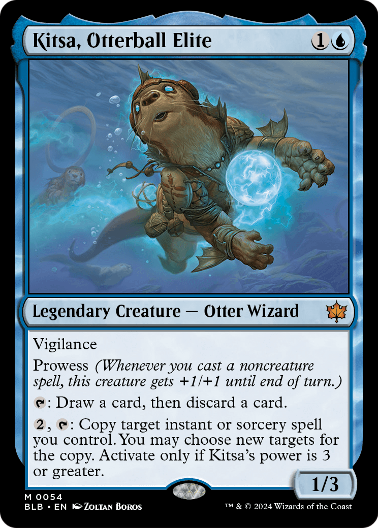 MAGIC: THE GATHERING  - Kitsa, Otterball Elite (BLB-054) - Bloomburrow Foil