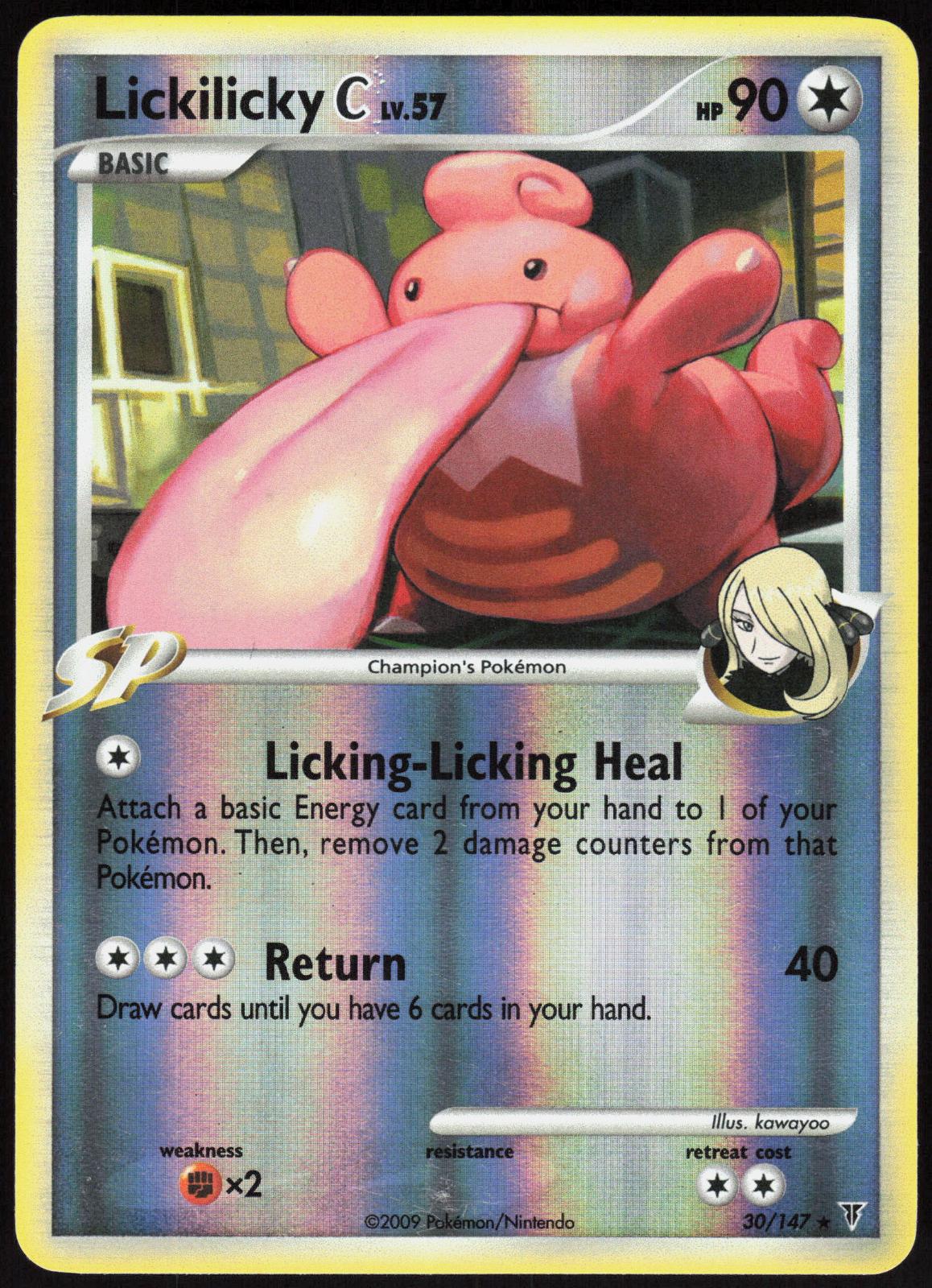 LICKILICKY C 30/147 SUPREME VICTORS POKEMON RARE REVERSE HOLO LP