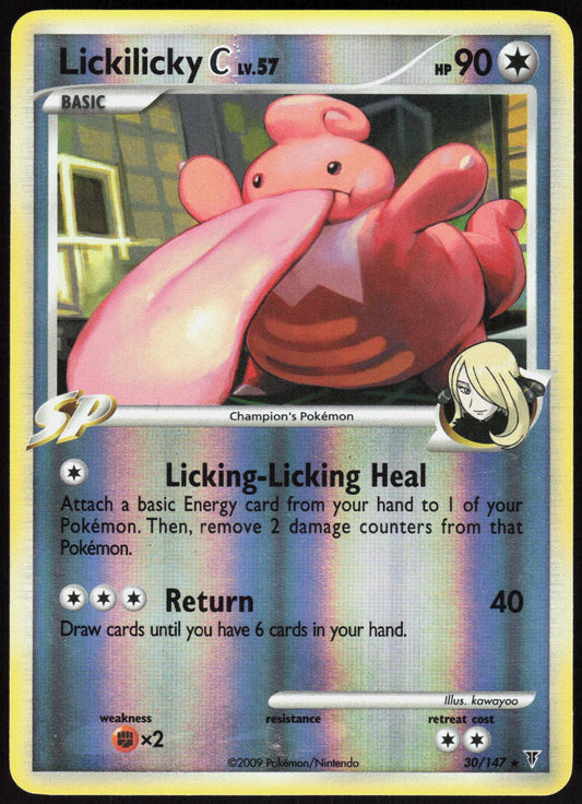LICKILICKY C 30/147 SUPREME VICTORS POKEMON RARE REVERSE HOLO LP