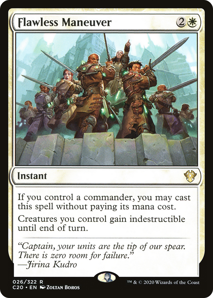 MAGIC: THE GATHERING  - Flawless Maneuver (C20-026) - Commander 2020