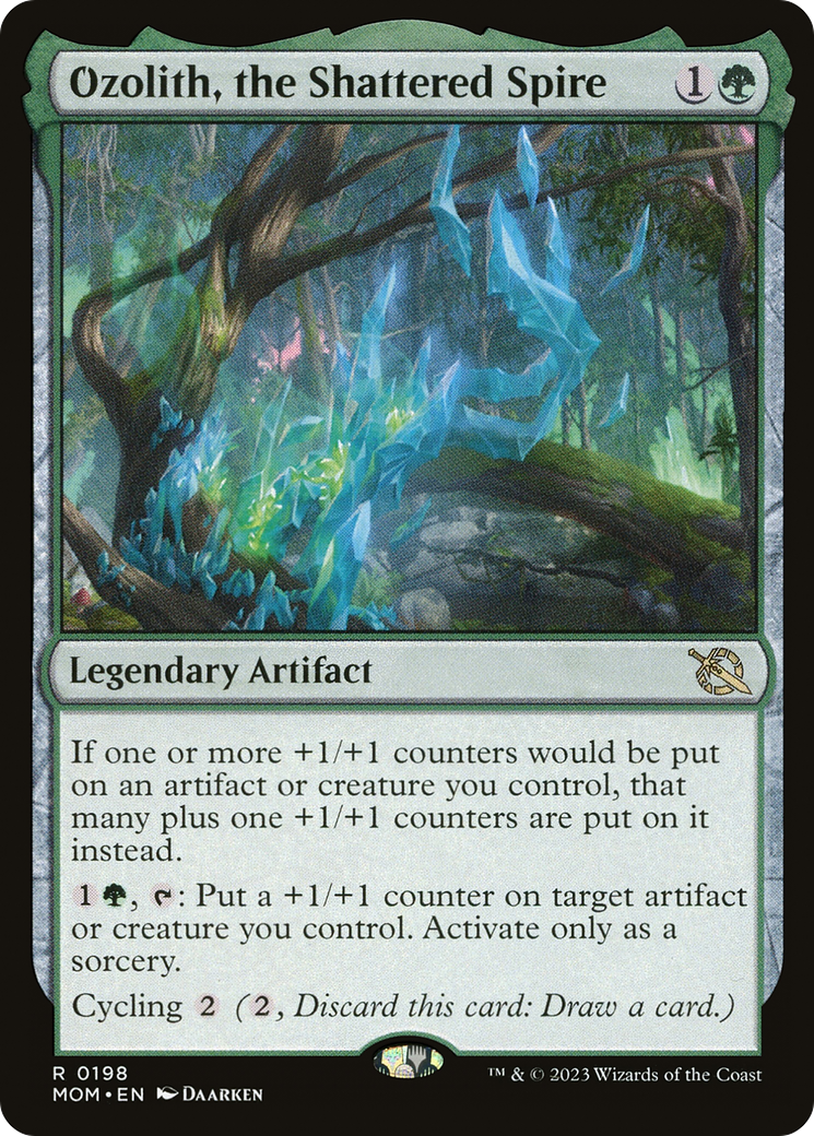 MAGIC: THE GATHERING  - Ozolith, the Shattered Spire (MOM-198) - March of the Machine