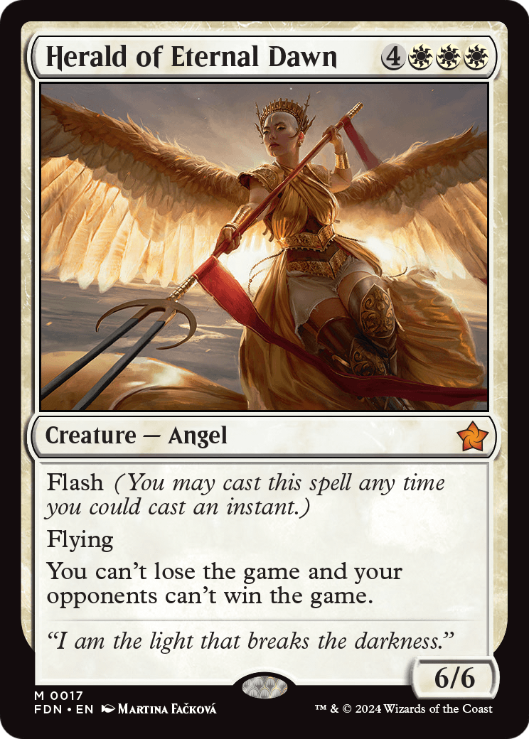 MAGIC: THE GATHERING  - Herald of Eternal Dawn (FDN-017) - Foundations