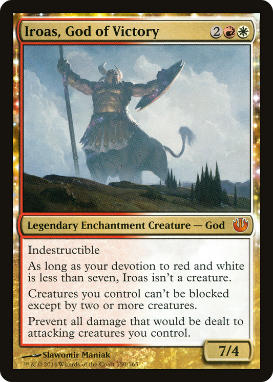 MAGIC: THE GATHERING  - Iroas, God of Victory (JOU-150) - Journey into Nyx: (enchantment)