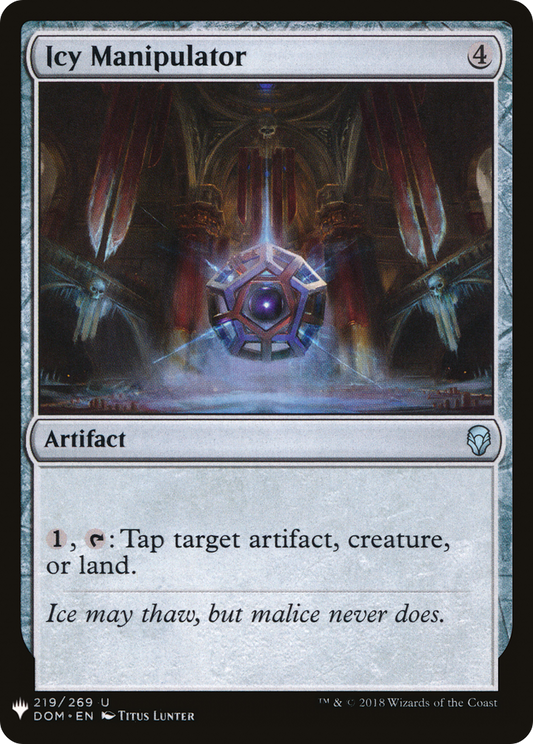 MAGIC: THE GATHERING  - Icy Manipulator (LIST-DOM-219) - The List