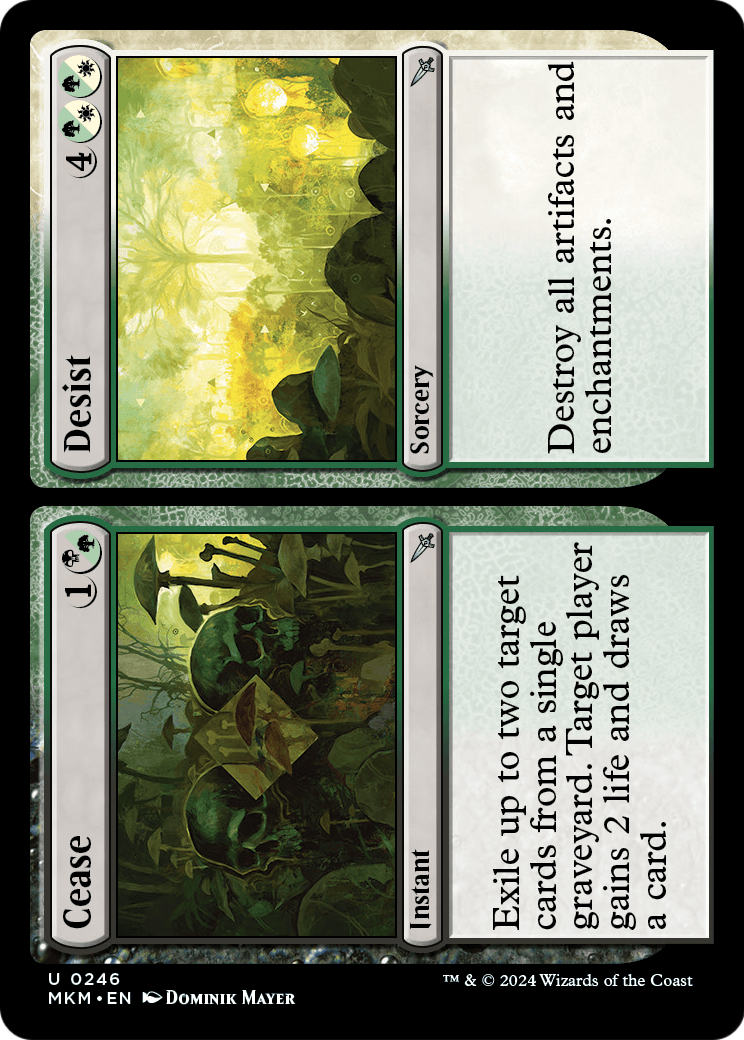 MAGIC: THE GATHERING  - Cease // Desist (MKM-246) - Murders at Karlov Manor Foil