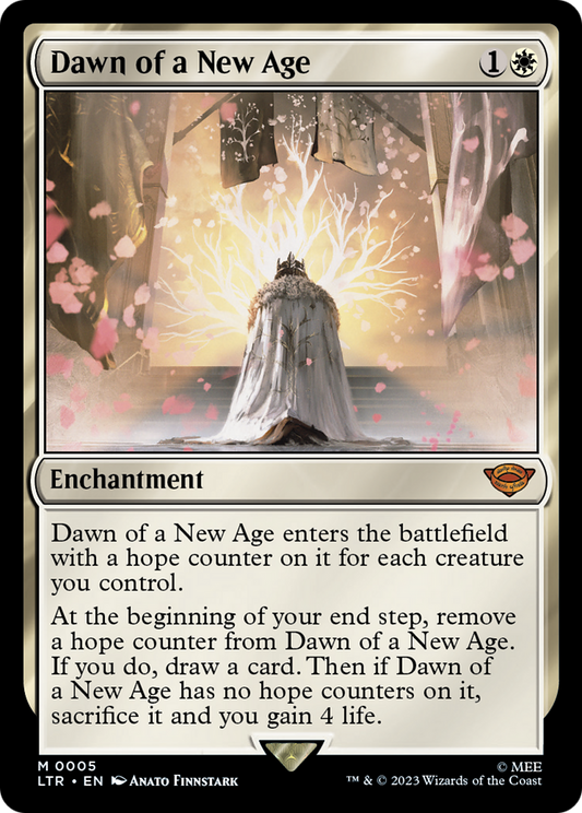 MAGIC: THE GATHERING  - Dawn of a New Age (LTR-005) - The Lord of the Rings: Tales of Middle-earth