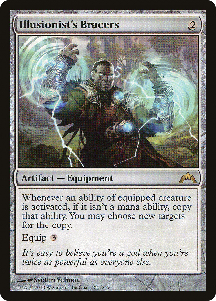 MAGIC: THE GATHERING  - Illusionist's Bracers (GTC-231) - Gatecrash Foil