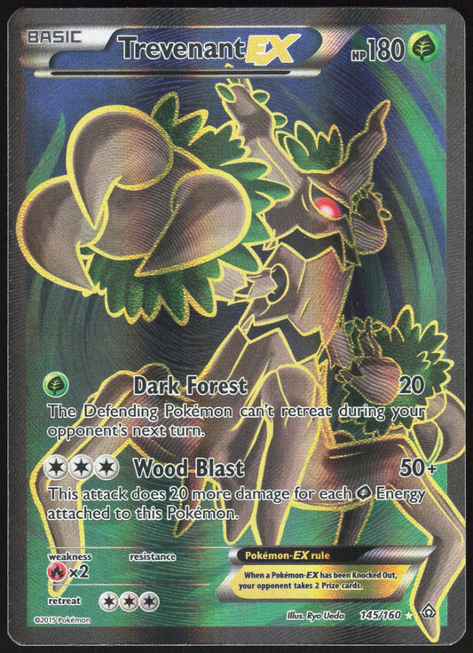 TREVENANT EX 145/160 PRIMAL CLASH POKEMON ULTRA RARE MP