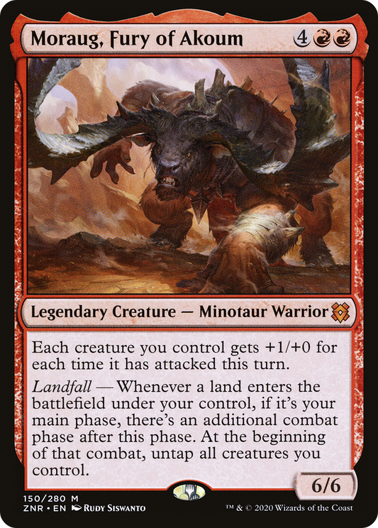 MAGIC: THE GATHERING  - Moraug, Fury of Akoum (ZNR-150) - Zendikar Rising