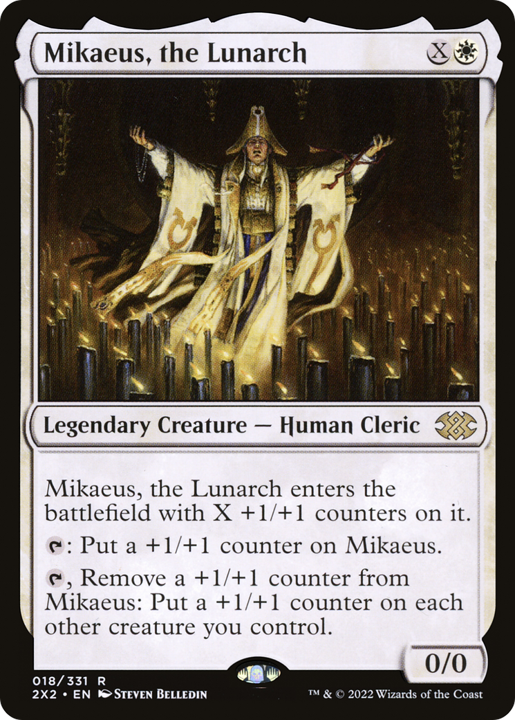MAGIC: THE GATHERING  - Mikaeus, the Lunarch (2X2-018) - Double Masters 2022 Foil