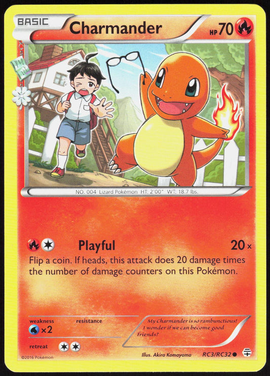 CHARMANDER RC3/RC32 GENERATIONS POKEMON COMMON LP